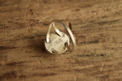 Peggy Skeets Turquoise Ring - Size 9 3/4